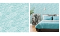 Brewster Home Fashions Mare Wave Wallpaper - 396" x 20.5" x 0.025"
